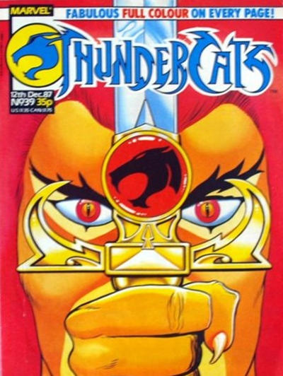 Cover for ThunderCats (Marvel UK, 1987 series) #39