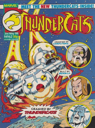 Cover for ThunderCats (Marvel UK, 1987 series) #62