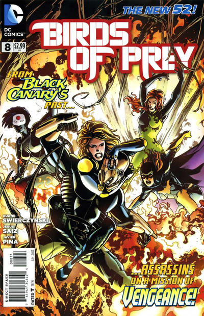 Cover for Birds of Prey (DC, 2011 series) #8