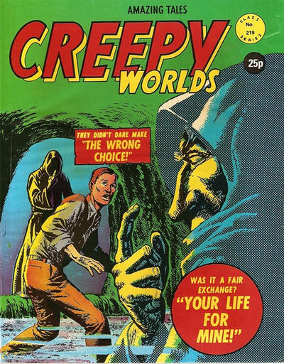 Cover for Creepy Worlds (Alan Class, 1962 series) #219