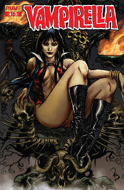 Cover for Vampirella (Dynamite Entertainment, 2010 series) #16 [Adriano Batista Cover]
