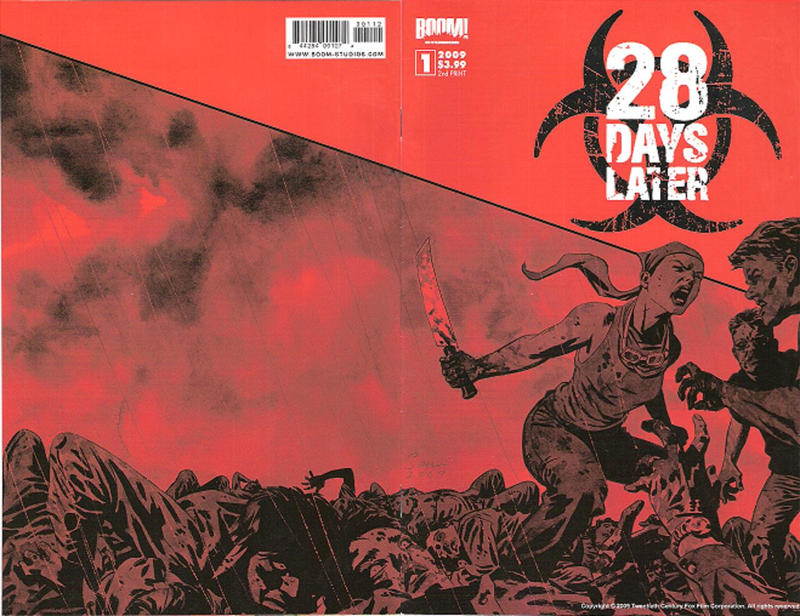 Cover for 28 Days Later (Boom! Studios, 2009 series) #1 [2nd printing]