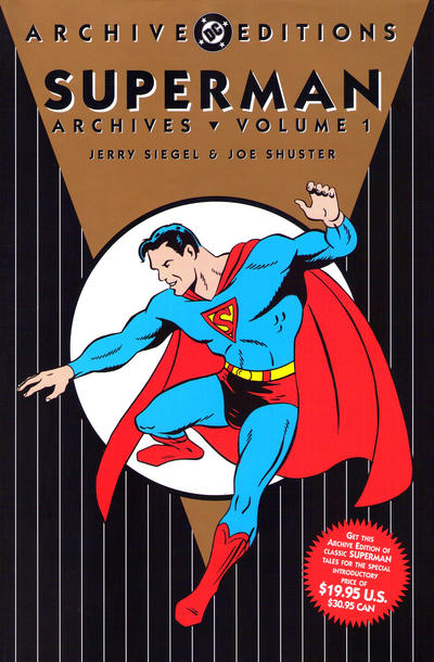 Cover for Superman Archives (DC, 1989 series) #1 [$19.95 Cover Price Edition]