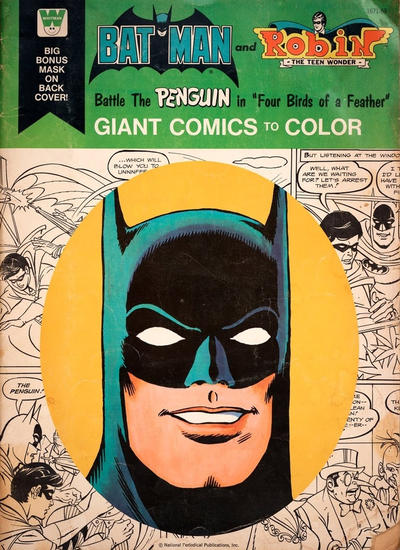 Cover for Batman and Robin the Teen Wonder Battle the Penguin in "Four Birds of a Feather" [Giant Comics to Color] (Western, 1976 series) #1671