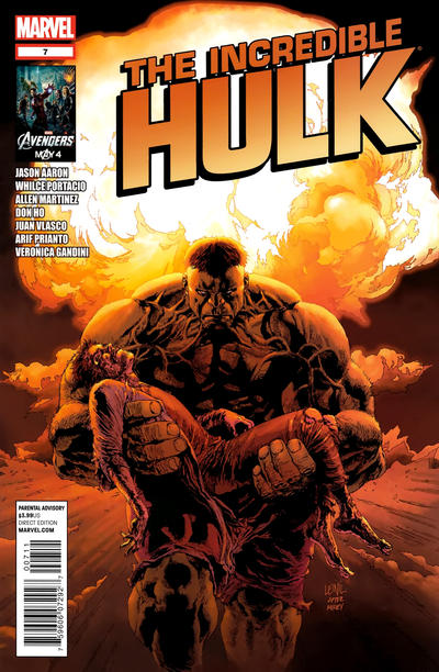Cover for Incredible Hulk (Marvel, 2011 series) #7