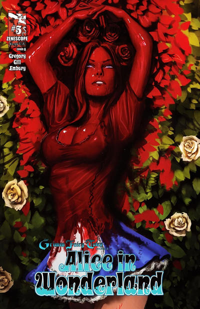Cover for Grimm Fairy Tales Presents Alice in Wonderland (Zenescope Entertainment, 2012 series) #5 [Cover A - Stjepan Sejic]