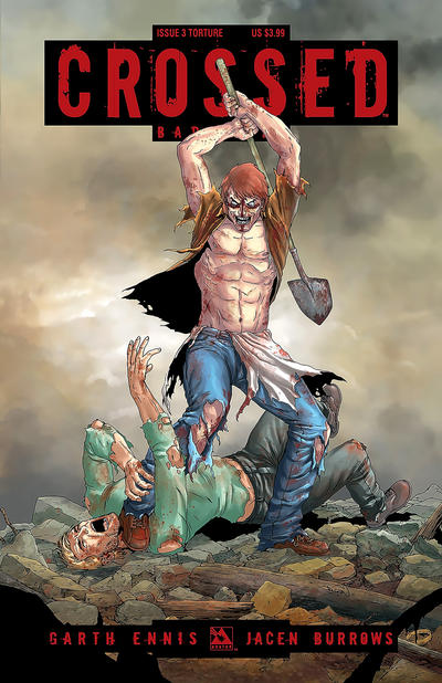 Cover for Crossed Badlands (Avatar Press, 2012 series) #3 [Torture Cover - Jacen Burrows]