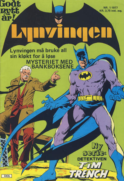 Cover for Lynvingen (Illustrerte Klassikere / Williams Forlag, 1969 series) #1/1977