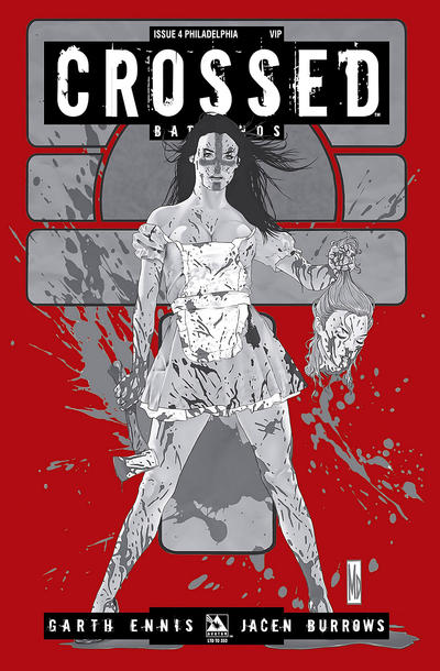 Cover for Crossed Badlands (Avatar Press, 2012 series) #4 [2012 Philadelphia Comic Con Exclusive Philadelphia VIP Cover - Michael DiPascale]