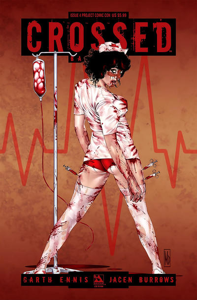 Cover for Crossed Badlands (Avatar Press, 2012 series) #4 [Project Comic Con Cover - Michael DiPascale]