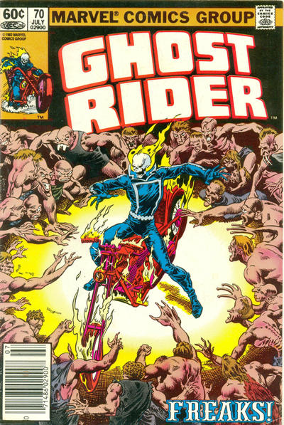 Cover for Ghost Rider (Marvel, 1973 series) #70 [Newsstand]