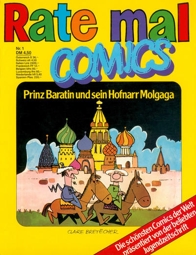 Cover for Rate mal Comics (Pabel Verlag, 1981 series) #1 - Prinz Baratin und sein Hofnarr Molgaga
