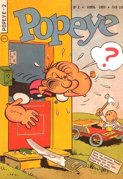 Cover for Popeye (Editora Brasil-América [EBAL], 1953 series) #2