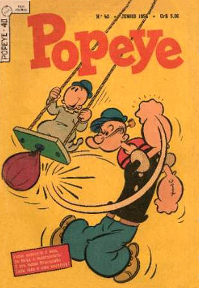 Cover for Popeye (Editora Brasil-América [EBAL], 1953 series) #40