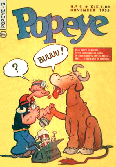 Cover for Popeye (Editora Brasil-América [EBAL], 1953 series) #9