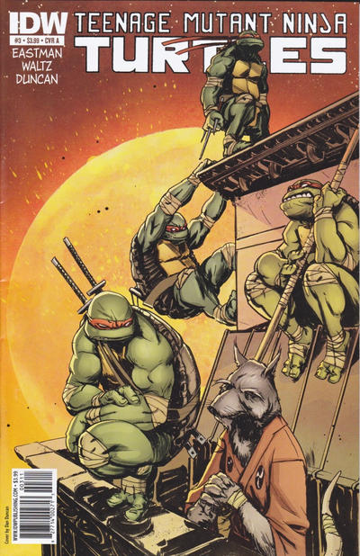 Cover for Teenage Mutant Ninja Turtles (IDW, 2011 series) #3 [Cover A - Dan Duncan]