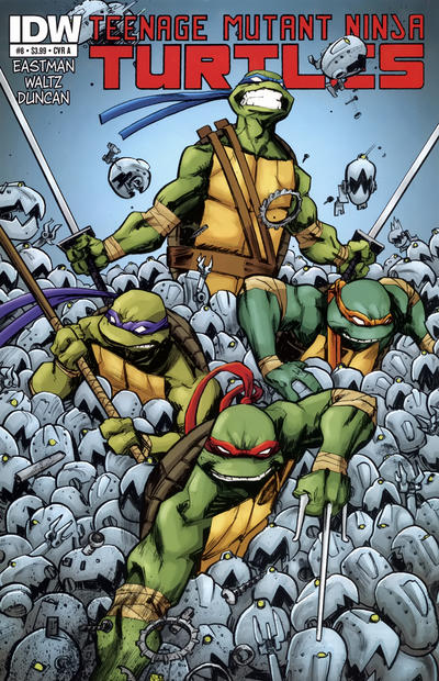 Cover for Teenage Mutant Ninja Turtles (IDW, 2011 series) #8 [Cover A - Dan Duncan]