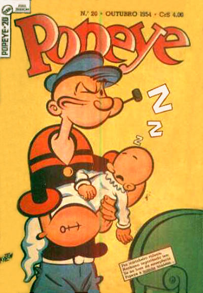 Cover for Popeye (Editora Brasil-América [EBAL], 1953 series) #20