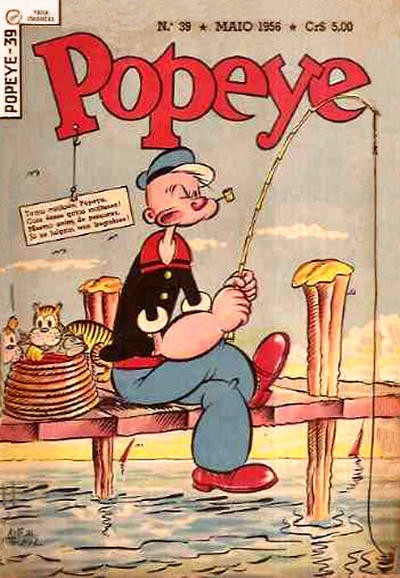 Cover for Popeye (Editora Brasil-América [EBAL], 1953 series) #39