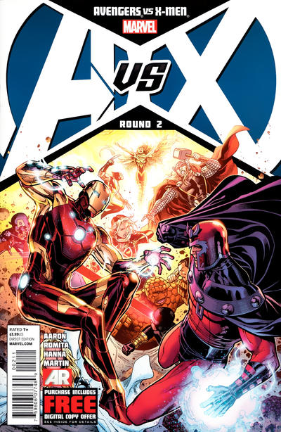 Cover for Avengers vs. X-Men (Marvel, 2012 series) #2