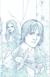 Cover for Angel (IDW, 2009 series) #21 [Gabriel Rodriguez Retailer Incentive Blueline Sketch Cover (1 in 25)]