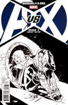 Cover for Avengers vs. X-Men (Marvel, 2012 series) #3 [Sketch Variant Cover by Sara Pichelli]