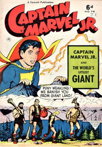 Cover Thumbnail for Captain Marvel Jr. (L. Miller & Son, 1950 series) #76