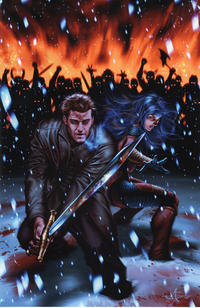 Cover Thumbnail for Angel: After the Fall (IDW, 2007 series) #10 [RI B Virgin Cover]
