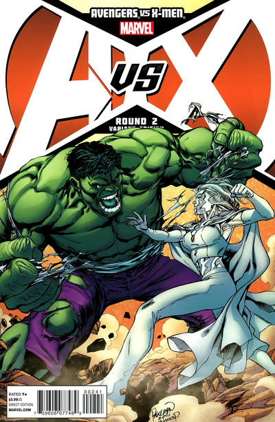 Cover for Avengers vs. X-Men (Marvel, 2012 series) #2 [Variant Cover by Carlo Pagulayan]