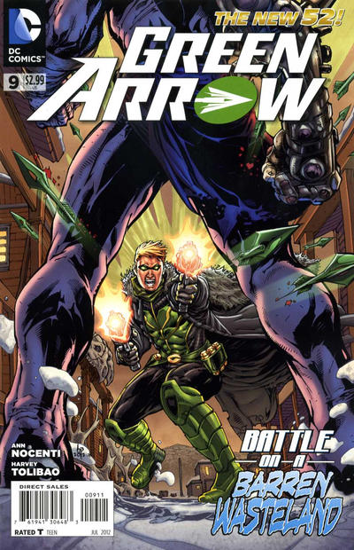 Cover for Green Arrow (DC, 2011 series) #9