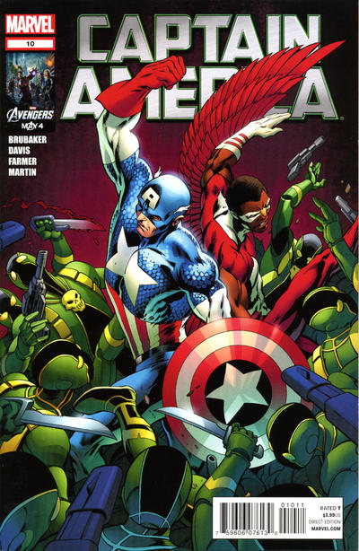 Cover for Captain America (Marvel, 2011 series) #10