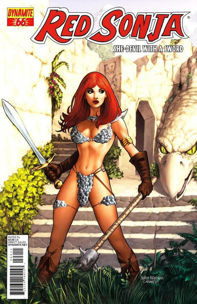 Cover for Red Sonja (Dynamite Entertainment, 2005 series) #66 [Cover B John Watson]