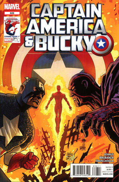 Cover for Captain America and Bucky (Marvel, 2011 series) #628