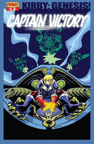 Cover for Kirby: Genesis - Captain Victory (Dynamite Entertainment, 2011 series) #4 [Oeming 1-in-10 Chase Cover]