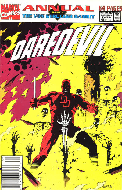 Cover for Daredevil Annual (Marvel, 1967 series) #7 [Newsstand]