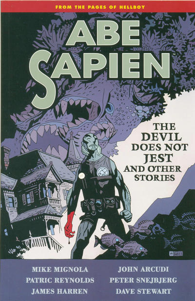 Cover for Abe Sapien (Dark Horse, 2008 series) #2 - The Devil Does Not Jest and Other Stories