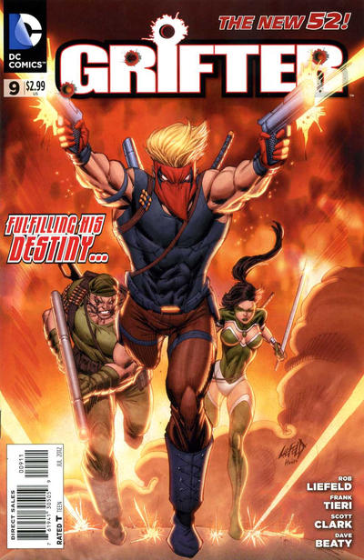 Cover for Grifter (DC, 2011 series) #9