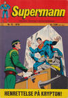 Cover for Supermann (Illustrerte Klassikere / Williams Forlag, 1969 series) #12/1970