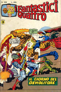 Cover Thumbnail for I Fantastici Quattro (Editoriale Corno, 1971 series) #208