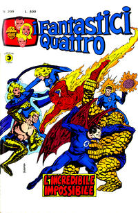 Cover Thumbnail for I Fantastici Quattro (Editoriale Corno, 1971 series) #209