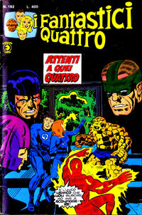 Cover Thumbnail for I Fantastici Quattro (Editoriale Corno, 1971 series) #192