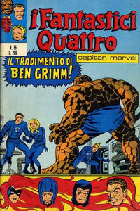 Cover Thumbnail for I Fantastici Quattro (Editoriale Corno, 1971 series) #36