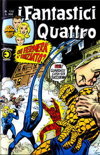 Cover for I Fantastici Quattro (Editoriale Corno, 1971 series) #112