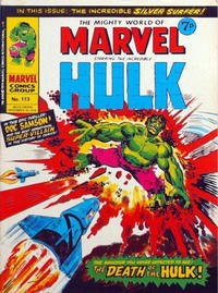 Cover for The Mighty World of Marvel (Marvel UK, 1972 series) #113