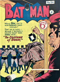Cover Thumbnail for Batman (K. G. Murray, 1950 series) #54