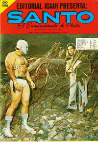 Cover Thumbnail for Santo El Enmascarado de Plata (Editorial Icavi, Ltda., 1976 series) #23