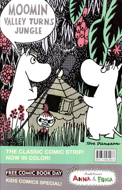 Cover for Anna & Froga / Moomin Valley Turns Jungle Free Comic Book Day (Drawn & Quarterly, 2012 series) 