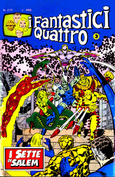 Cover for I Fantastici Quattro (Editoriale Corno, 1971 series) #213