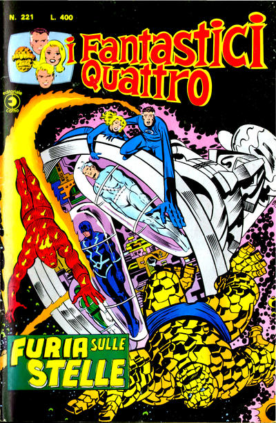 Cover for I Fantastici Quattro (Editoriale Corno, 1971 series) #221