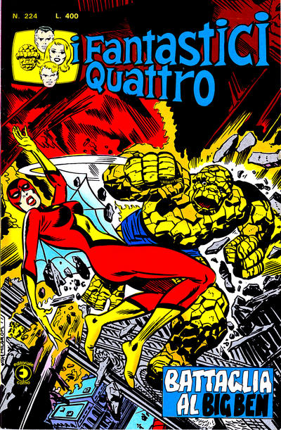 Cover for I Fantastici Quattro (Editoriale Corno, 1971 series) #224